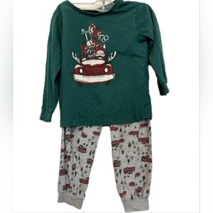 Tag Green and Gray Kids Pajama Set